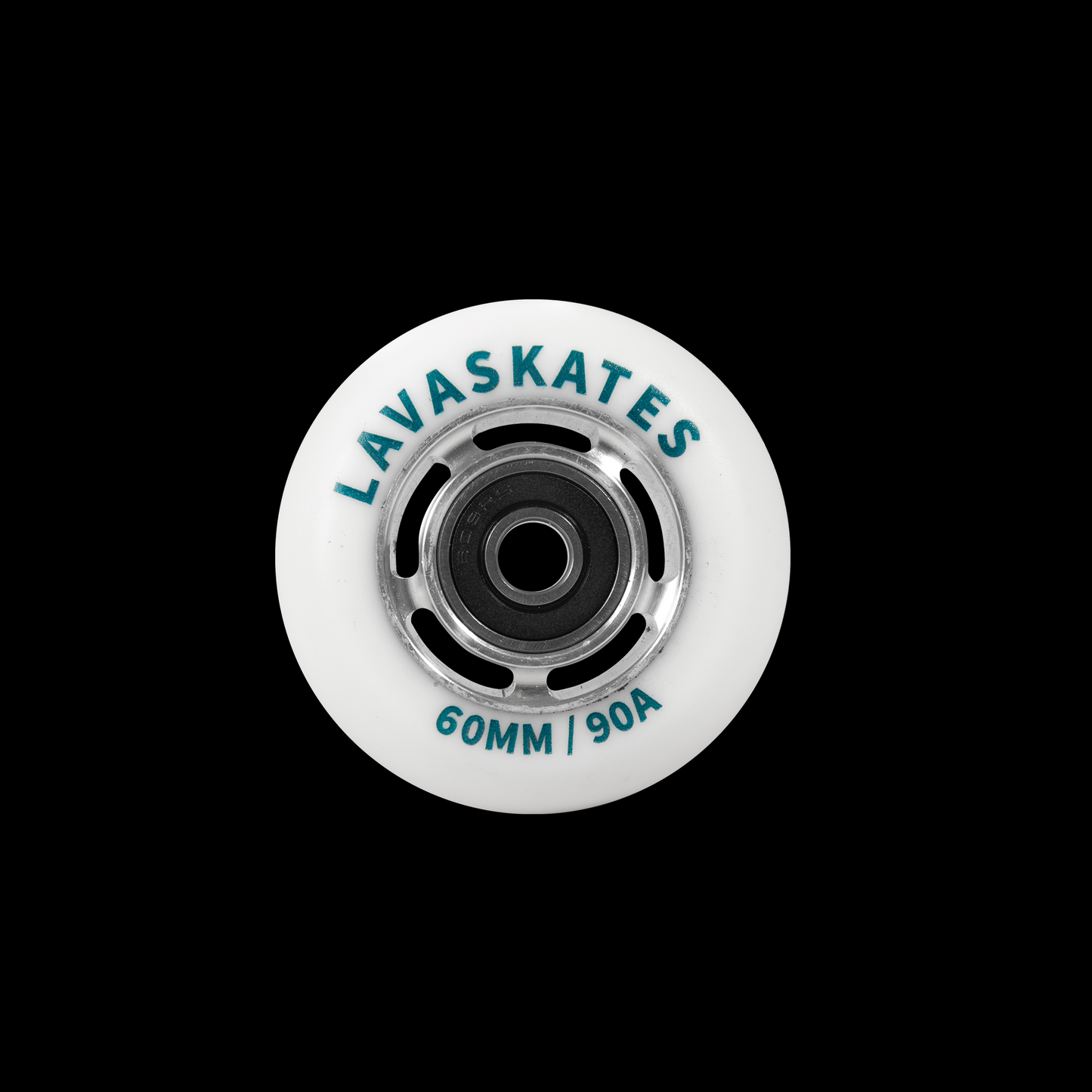 LAVA ALUMINIUM CORE WHEELS WHITE/BLUE 60MM/90A 4-PACK (INCLUDING LAVA BEARINGS)