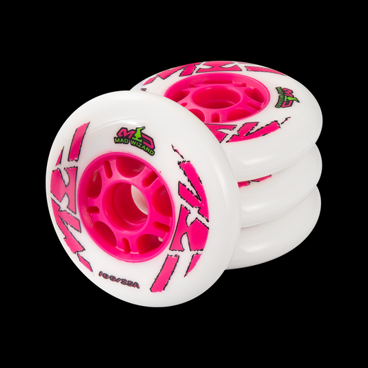 MAD SKATING WHEELS PINK 100MM/85A  4-PACK