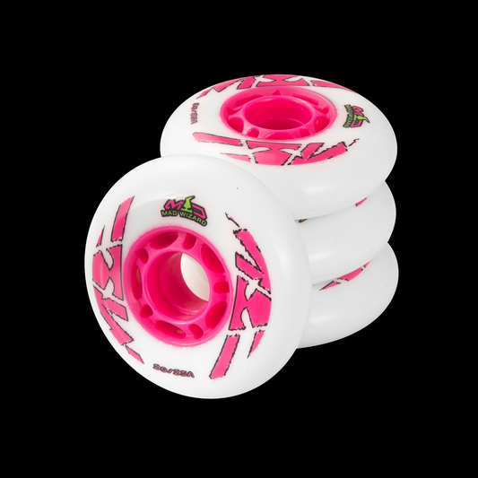MAD SKATING WHEELS PINK 80MM/85A  4-PACK