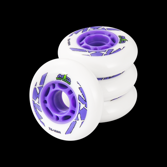 MAD SKATING WHEELS PURPLE 76MM/85A  4-PACK